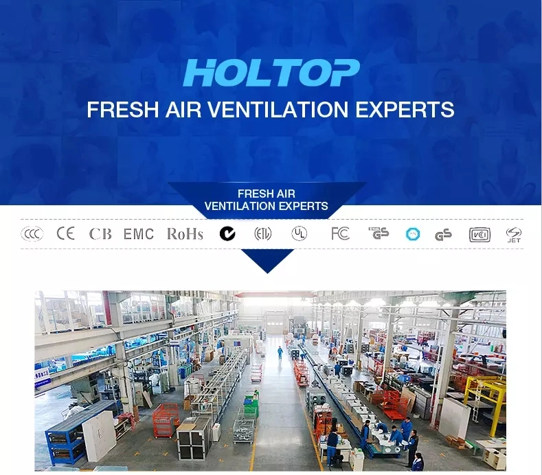 Holtop Light Commercial Ventilation System Units with Heat Recuperators Erv