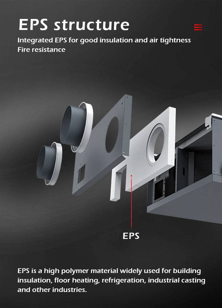 Commercial ODM OEM Ceiling Mounted Energy Recovery Ventilator Air Handling Unit