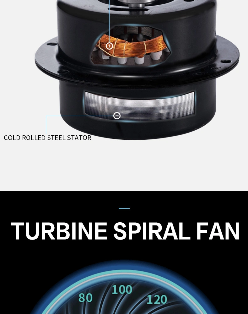 3 Inch Inline Duct Fan with Exhaust Ventilation Centrifugal Cooling Air Blower