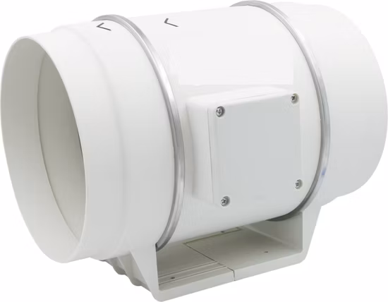 Ventilatore per condotti in linea a flusso misto ad alto flusso d'aria da 4/5/6/8 pollici con controllo cablato - Intelligente