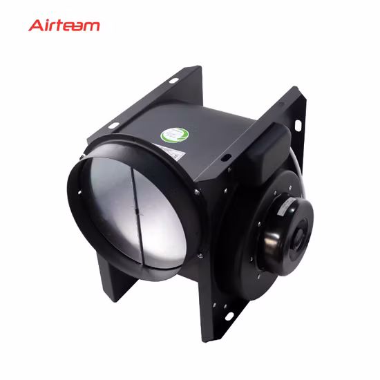 Ventilatore angolare centrifugo per condotto di ventilazione multiuso montato verticalmente in linea per WC